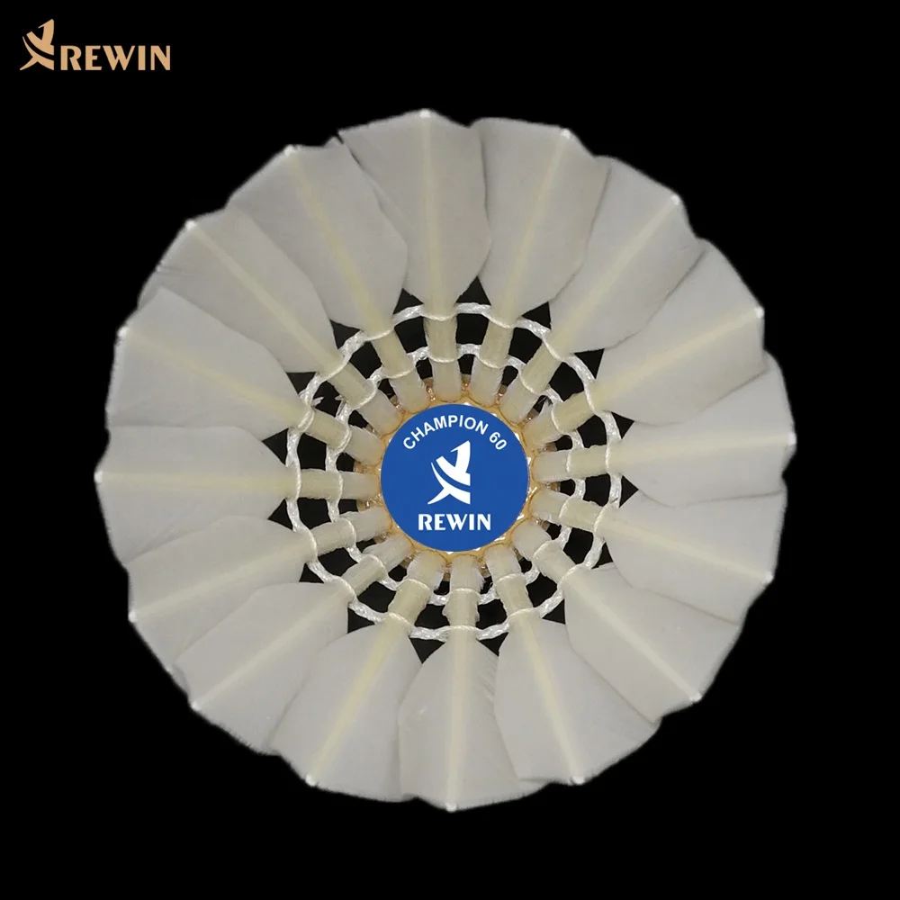 
Durable duck feather badminton shuttlecock CHAMPION 60 