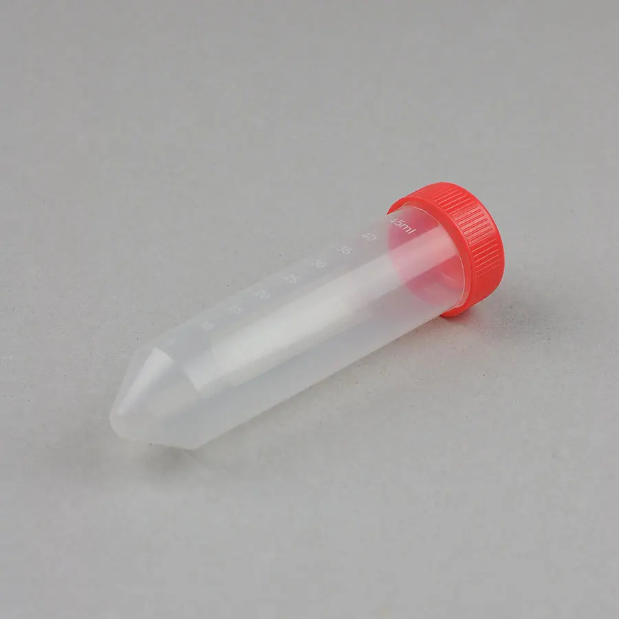 15ml 50ml Disposable Round Graduated Plastic Conical Bottom Centrifuge Tubes with Screw Cap