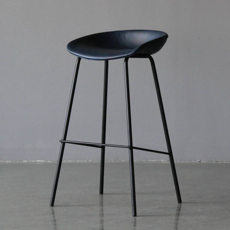 Барные стулья и столовые стулья для ресторана премиум-класса кожаные барные стулья