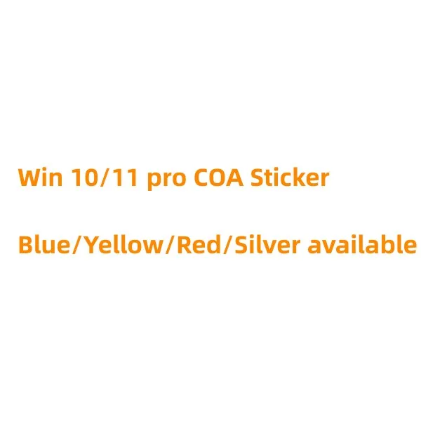 Win 10 Professional Win 10 Pro Original OEM Keys COA Sticker 12 Month Guaranteed ( 1set=10 pcs )