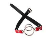 2021 New design silicone gag ball bdsm bondage bone ball ring gag without strap leather ball gag for animals