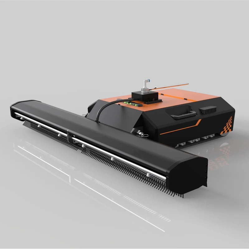cleaning robot equipment intelligent photovoltaic panel cleaning robot Remote control tracked solar panel cleaner