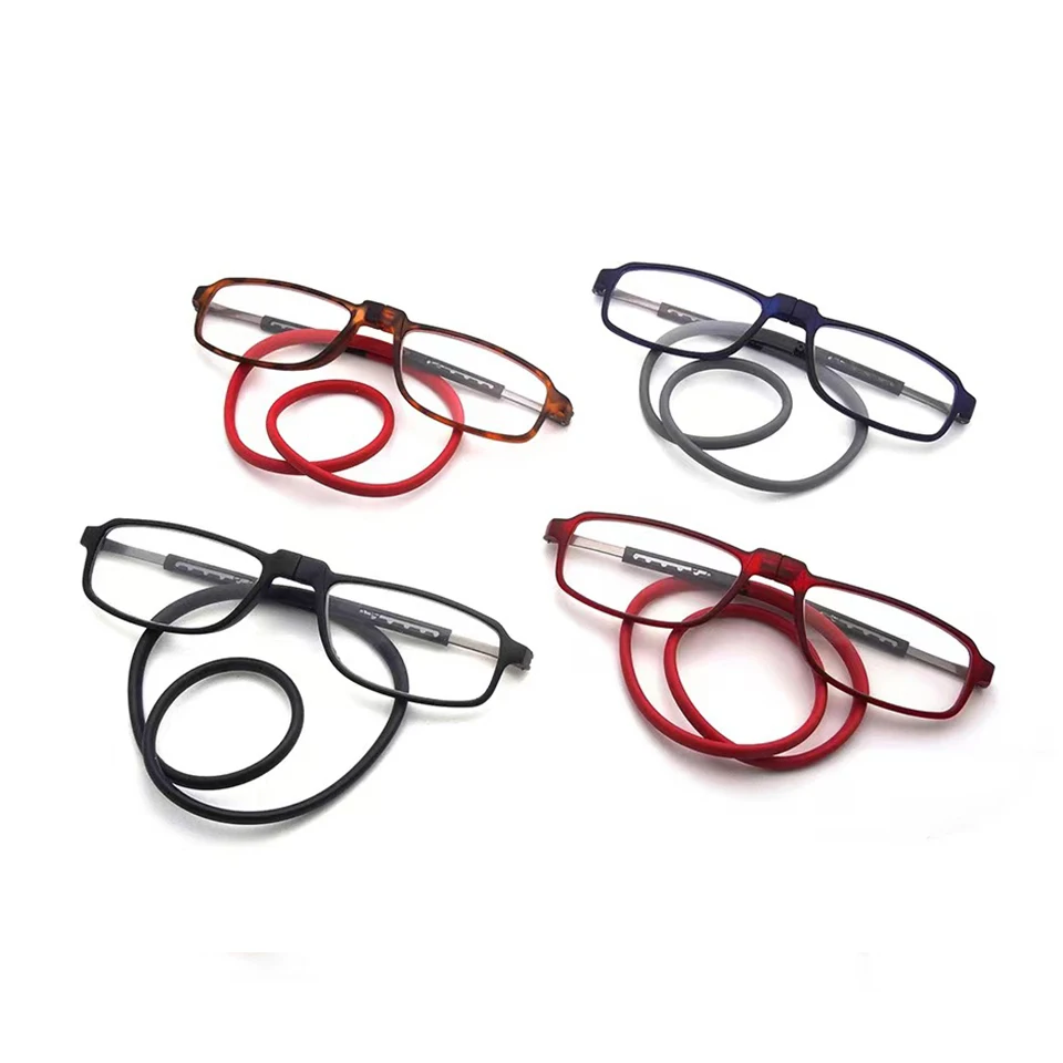 new design long arms hang neck cheap adjustable reading glasses