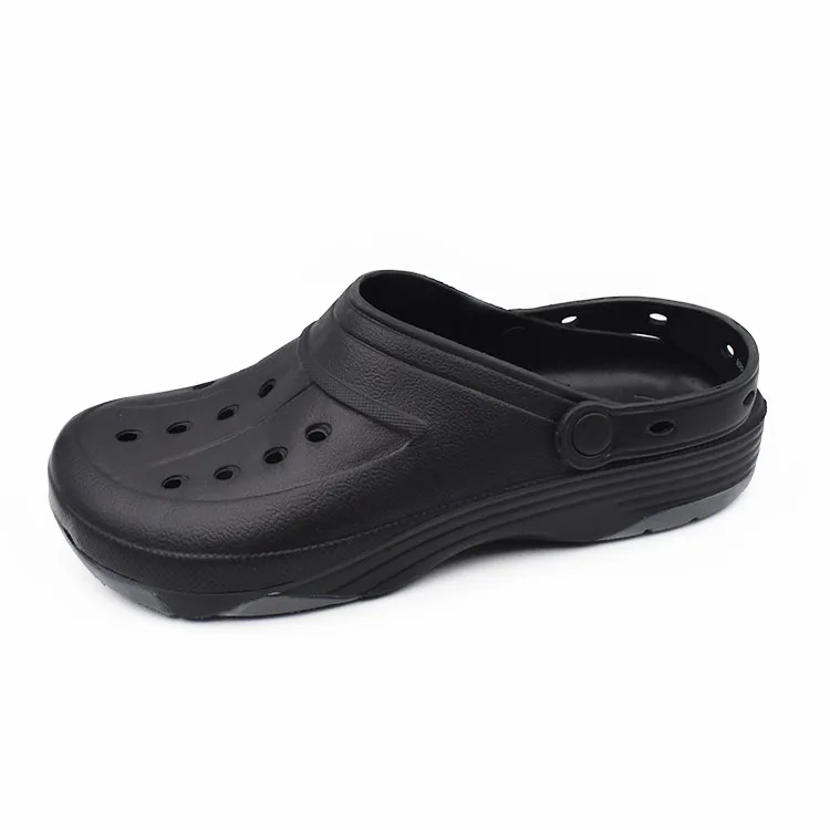 High Quality Fashion Customized Hotel Nurse Beach Bathroom Chef Clog Kickers Shoes With Rubber Sole Man
