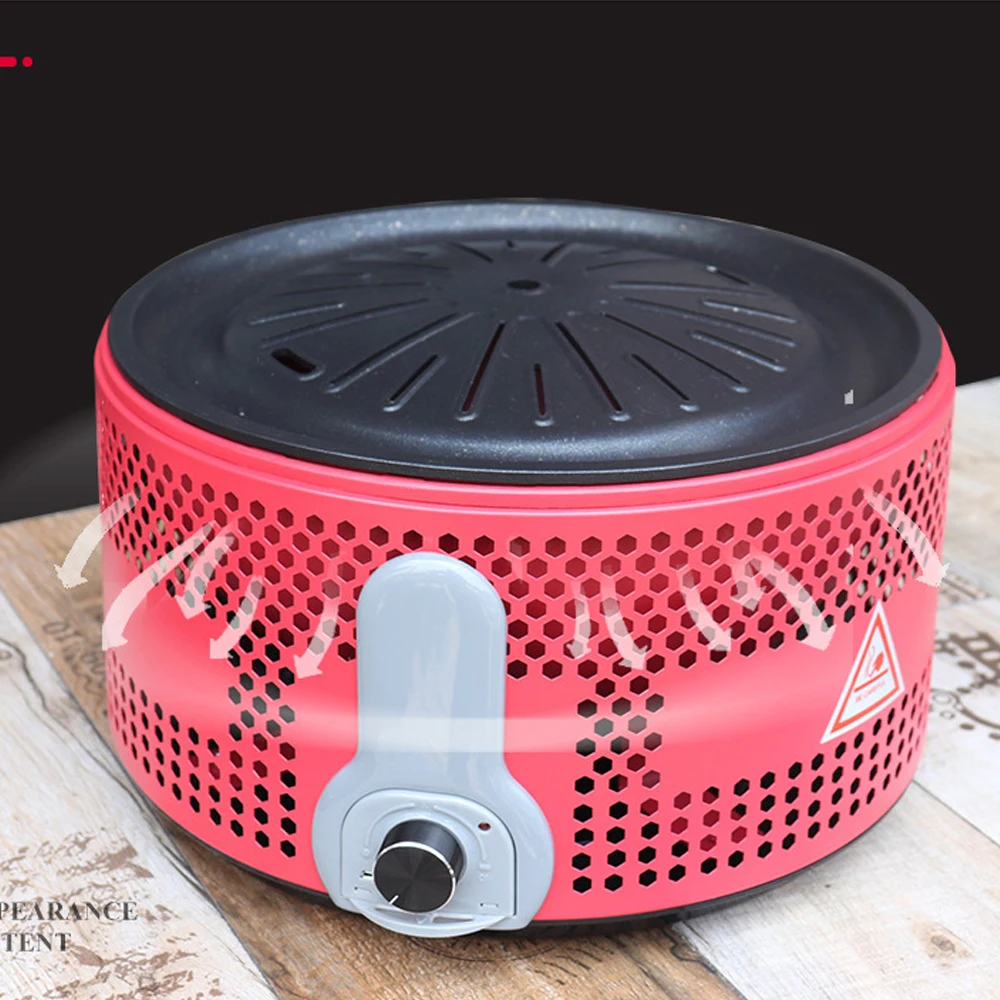 Factory Wholesale Metalline Mini Non-Stick Convenient Multifunction Portable Korean Bbq Grill