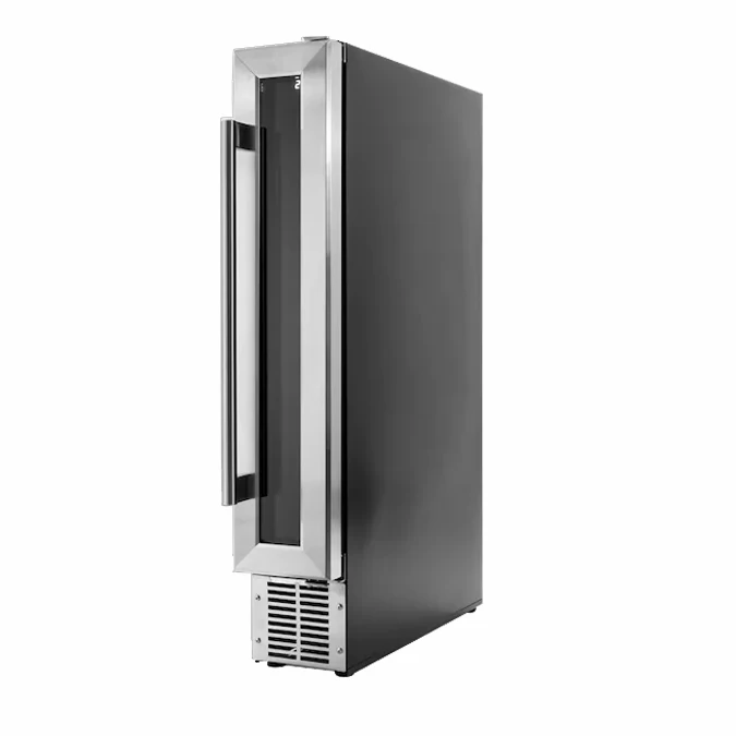 wine bottle cooler 9 bottles cellar stand with glass door led wine and beverage coolers wine storage with fan cooling system