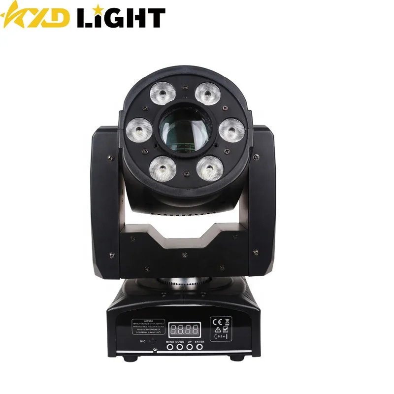 30W with 6X8W RGBW Mini Disco Stage Lighting Spot Wash LED Wash Lights LED Moving Head DJ Spot Light