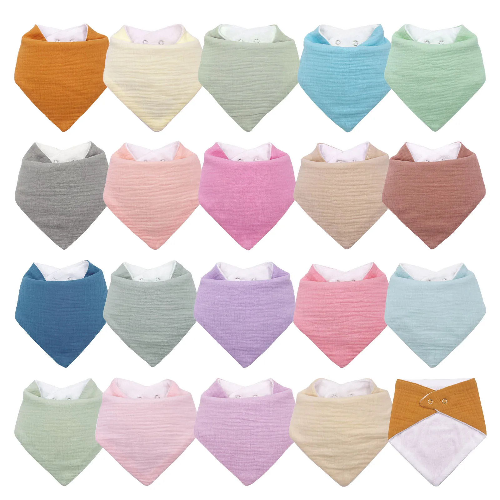 Muslin Baby Bibs for Boys and girls, Baby Bandana Bibs ,Baby Essentials Newborn Infant Must Haves, Unique Baby Shower Gifts
