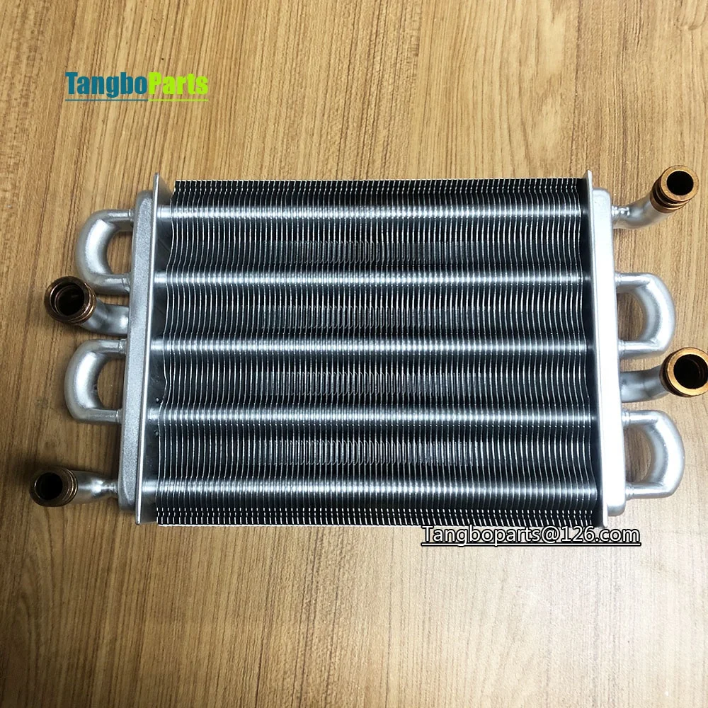 Gas Wall Hanging Furnace Spare Parts Copper 225MM Main Heat Exchangers for BAXI MAIN5 Boilers Replacement