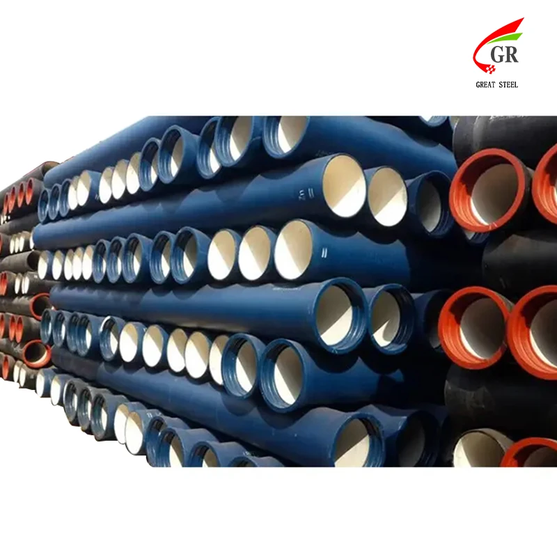 Трубы из ковкого чугуна класса k9 чугуна трубы фитинг фланец мы не самая низкая цена для адаптера переменного тока 5,7 m-6,0 m Dn80-400 для сточных вод