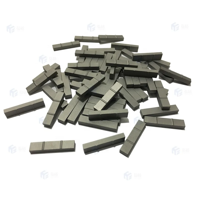 YG11C Carbide Rectangular Ribbed Insert 13x5x3 for Tungsten Carbide Tipping Mat