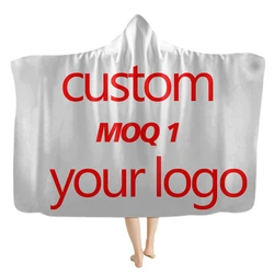 New Arrival 2021 Polynesian Pattern 3D Print Soft Hooded Bathrobes Cloak Hooded Blanket Throw Cozy Beautiful Wearable Blanket