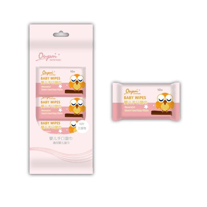 Wet Wipes Customized Pack  Mini Wipes For Cleaning Hand And Face Wet Toilet Paper