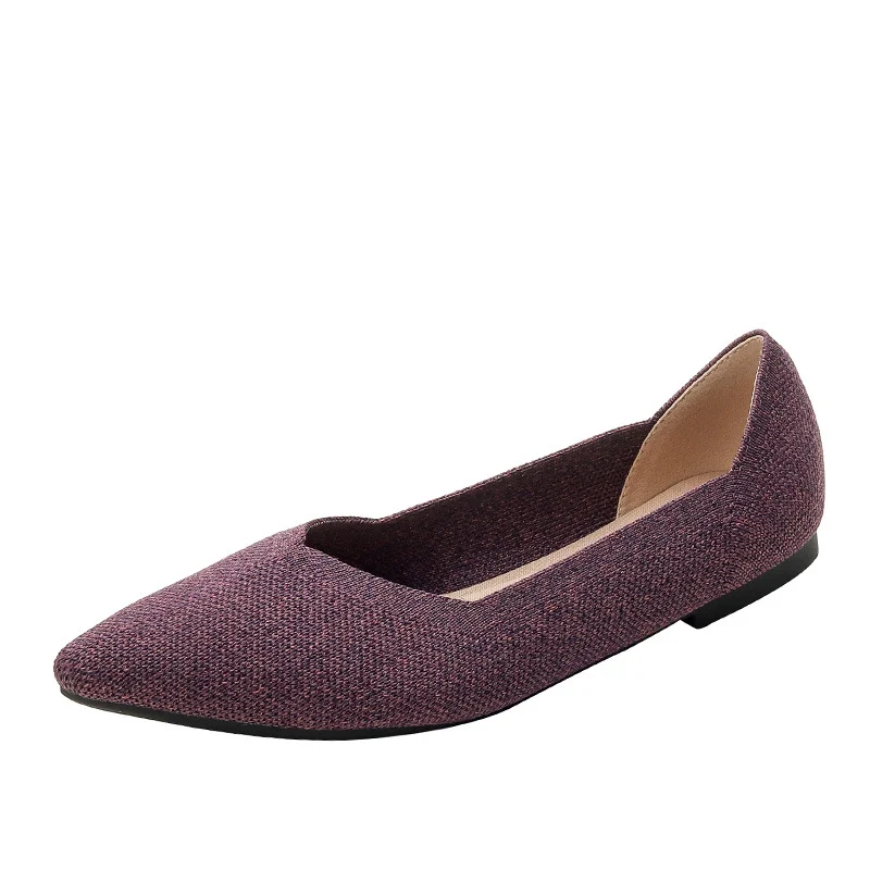 Myway Cheap Ladies Beautiful Shoes Women Flat Shoes Comfortable Flat Shoes Female