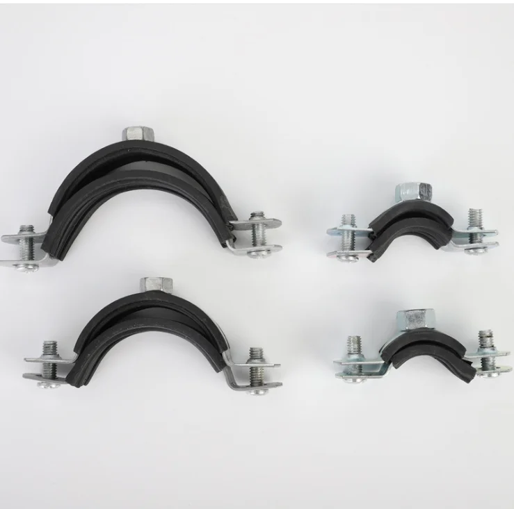 Ventilation Duct hanger / hanging bracket / split band clip with rubber gasket