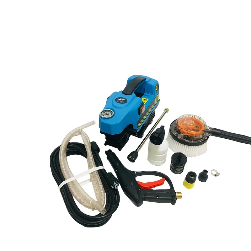 1500w Bike Cleaning Tools 100bar electric high pressure water jet washer pump foam washing car portable pressure car washer