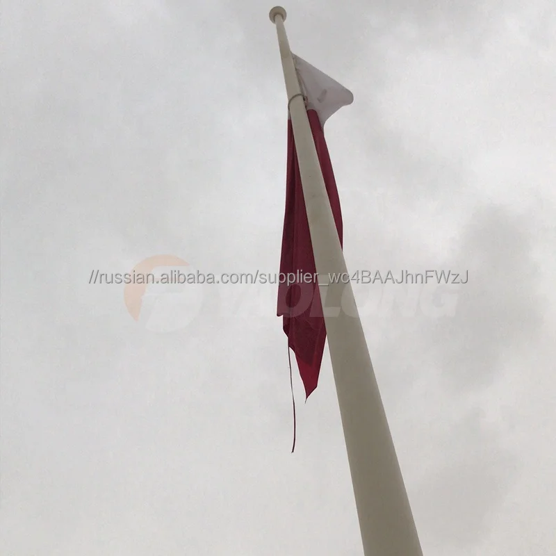 Катара 20 м высокий флагшток установить из нержавеющей стали порошковое покрытие