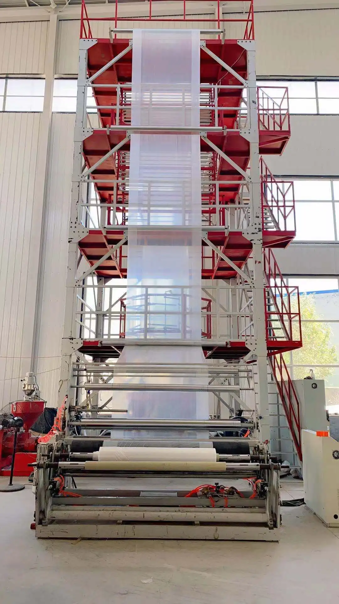 Shandong FACTORY Plastic Extruders LDPE HDPE Blowing Extruder Machine