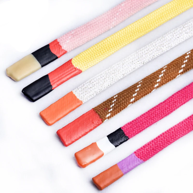 custom Flat hoodie drawstring cord for sweatpants