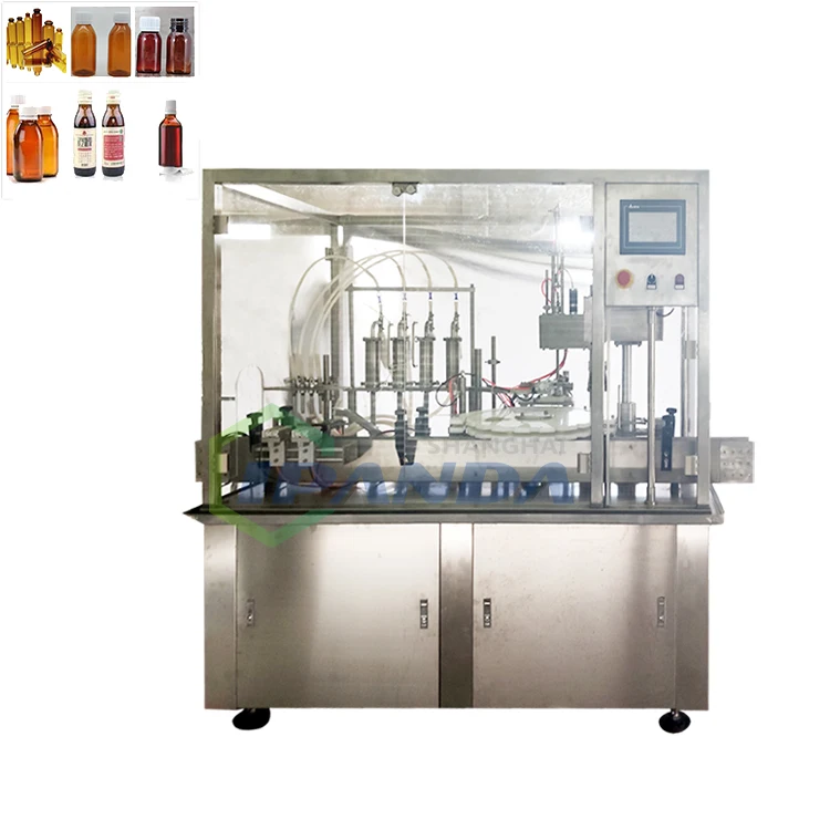 Automatic small-scale liquid agave syrup filling machine