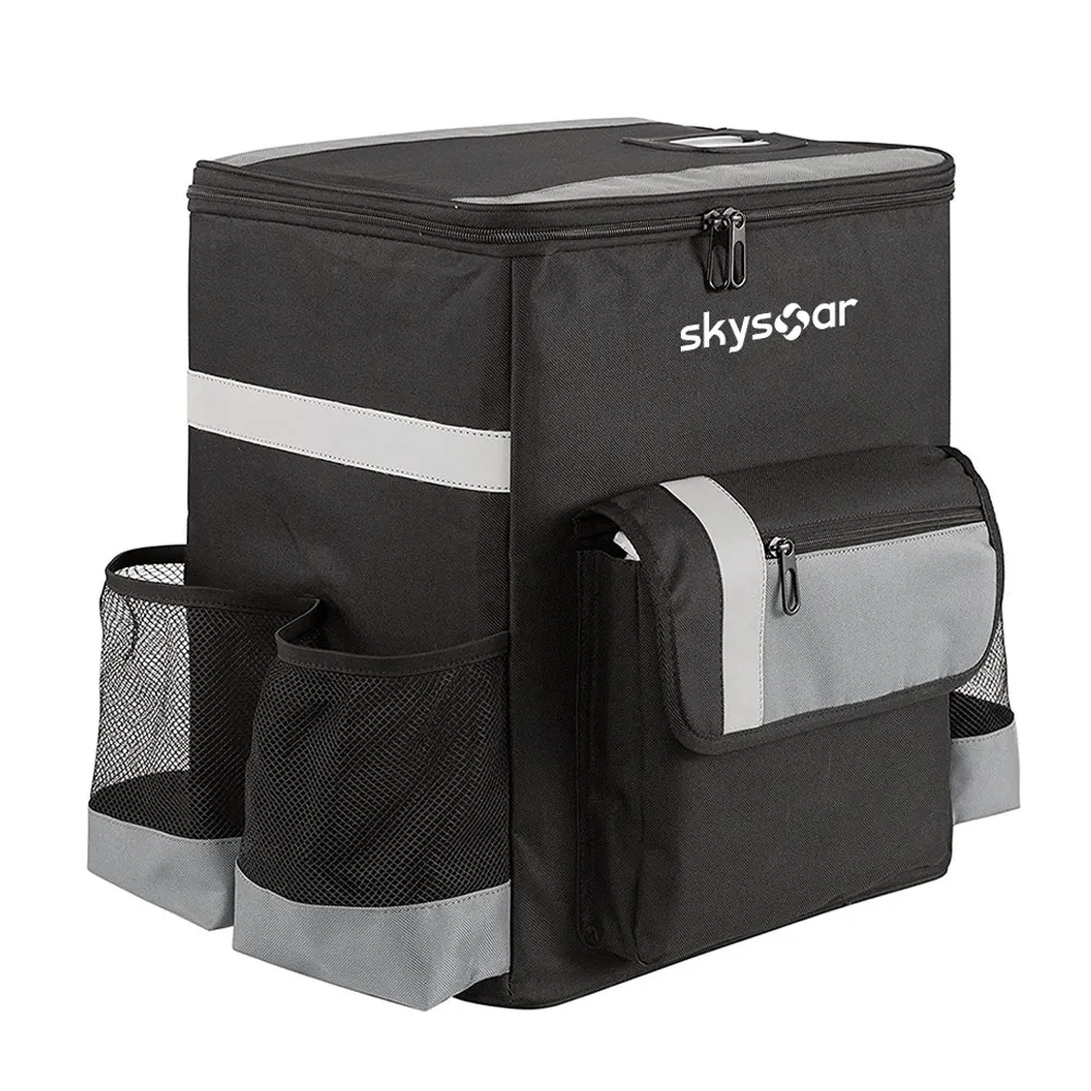 2021 Newest style manufacturer bike backpacks thermal insulated pizza food backpack delivery bag for motorcycle