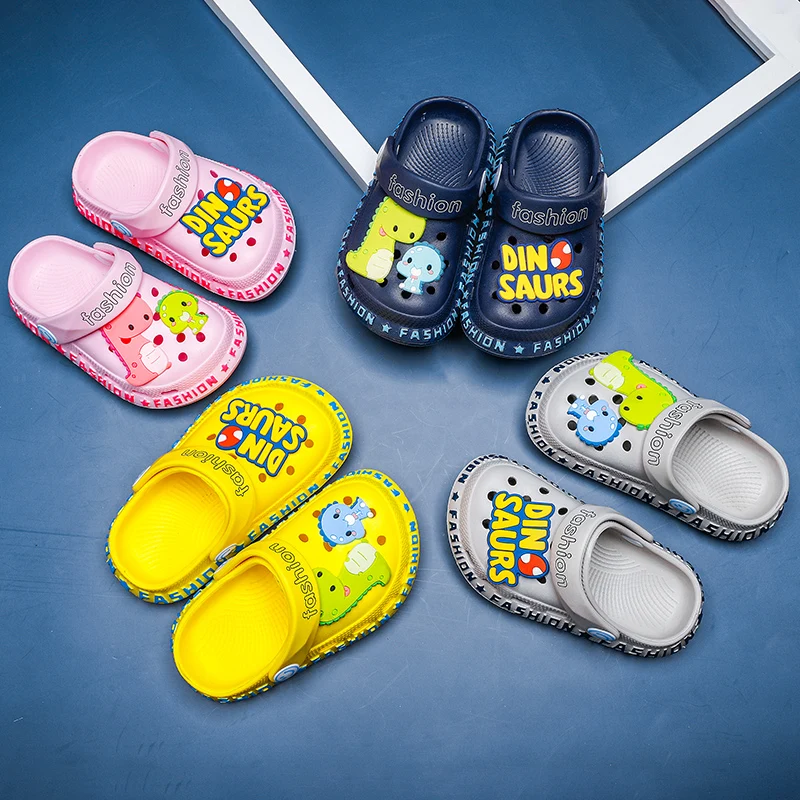 2022 New Fashion Children EVA Garden Shoes Cartoon Sandals Baby Boys And Girls Slides Slippers For Kids Clogs
