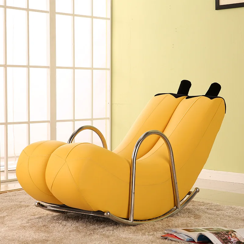 YASITE 2022  Luxury fashion Single funny banana Leisure Chair Modern Living Room Sofa chair