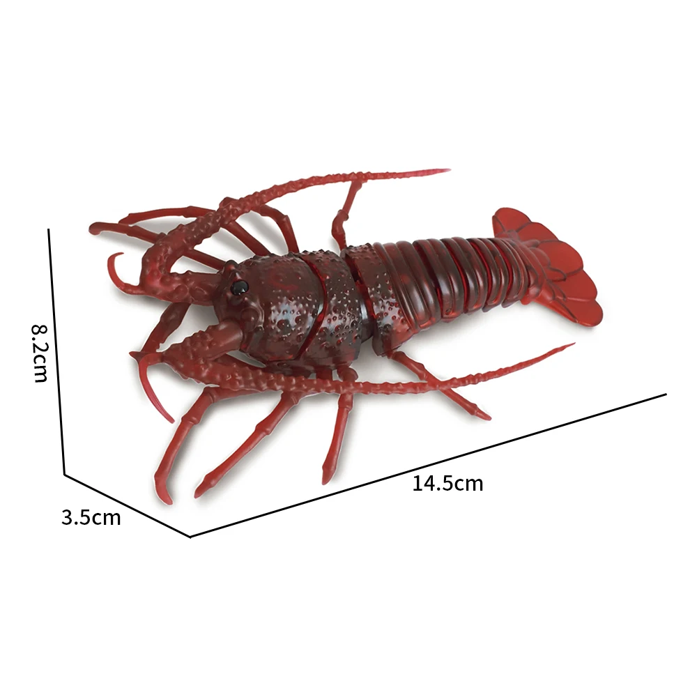 3 channel infrared control plastic crayfish rc toy insect