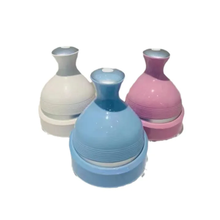 Mini Massager Vibrating Silicone Electric Hair Head Scratcher Massage Relax Stress Relief Tool