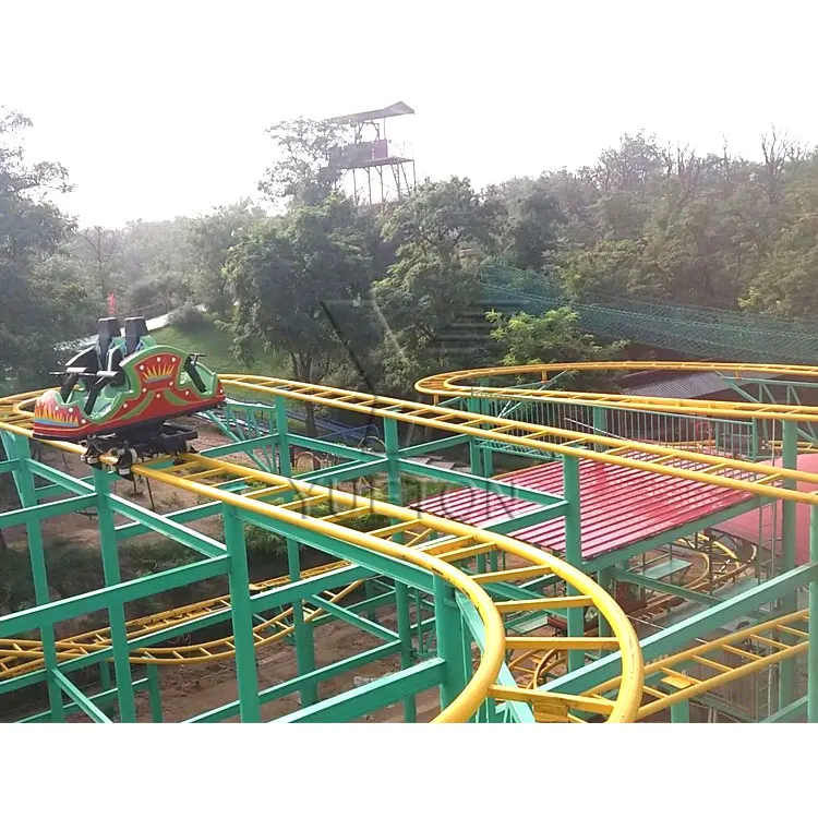 Huge Amusement Equipment Theme Park Rides Wild Mouse Roller Coaster For Sale