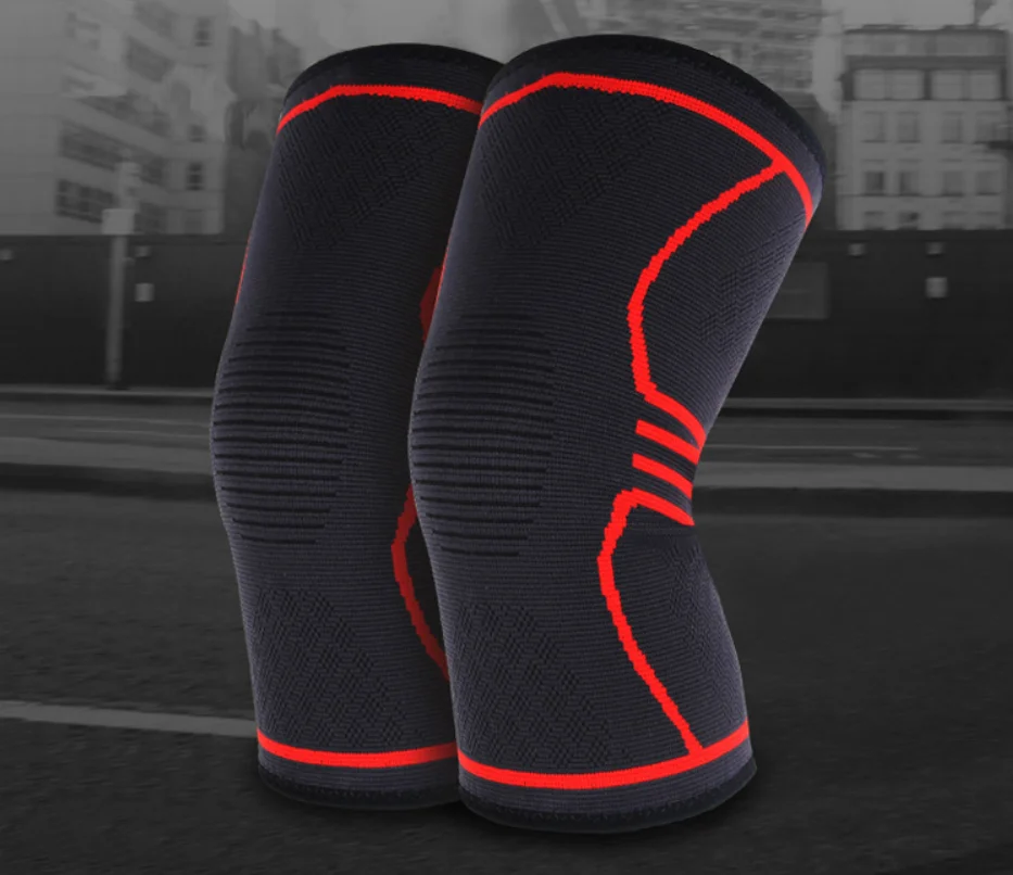 Outdoor Pressure Breathable Sweat Absorbent Nylon Sports Protection Sports Kneepad Knee Protection