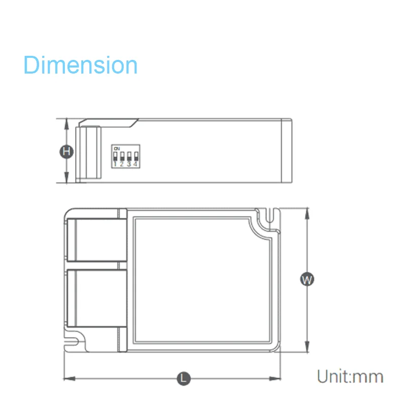 BOKE 30.4W 6-42VDC 0.25-0.80A DALI2+PUSH (switch DIM)dimming Constant Current Dimmable driver