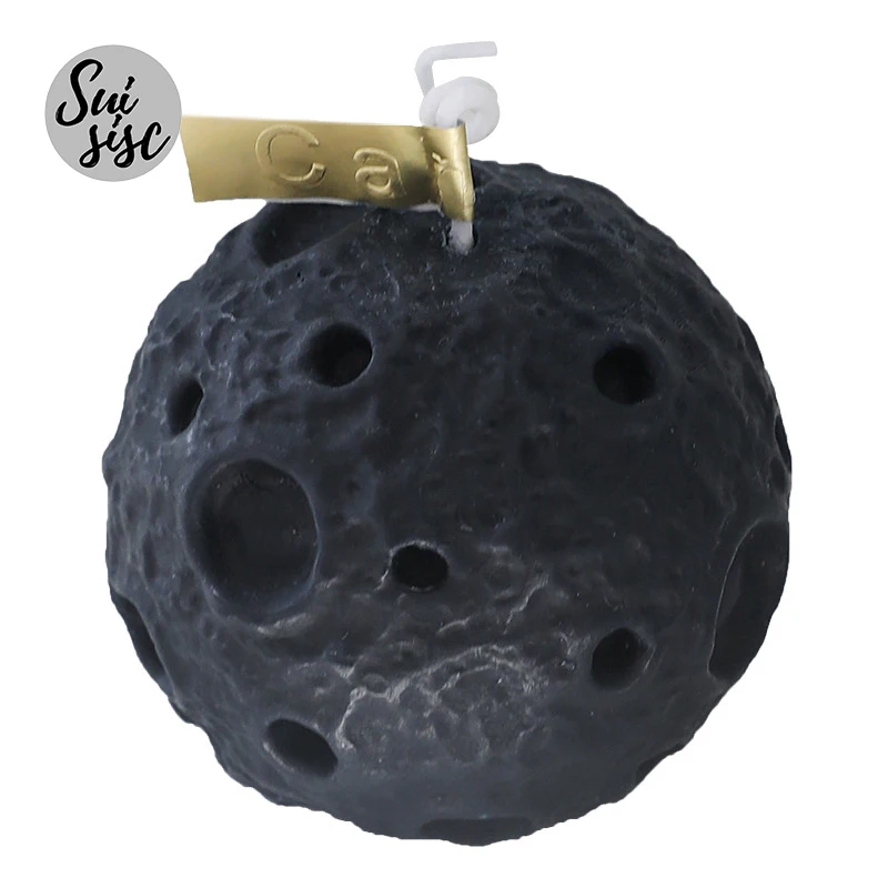 Bedroom Decoration Creative Decoration Hot Sale Luxury Art Candle Spherical Moon Scented Candle