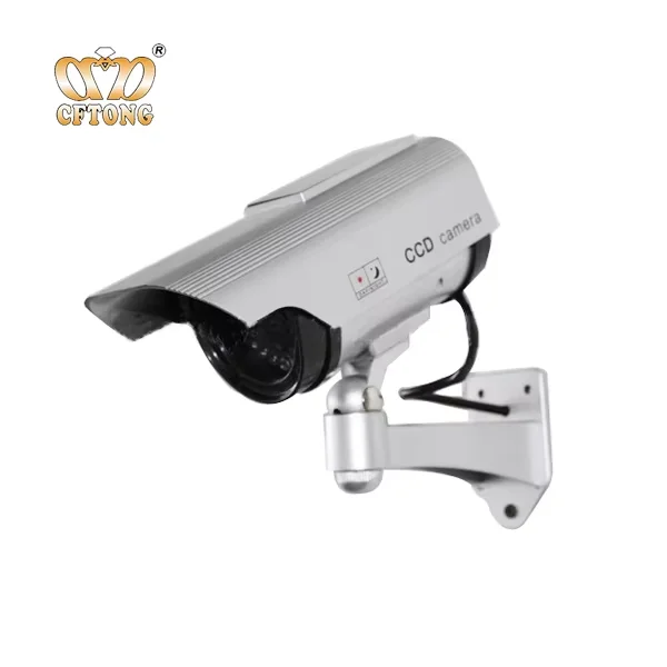 New Solar Powered Dummy Security Camera Bullet Camera Dummy CCTV Camera Outdoor