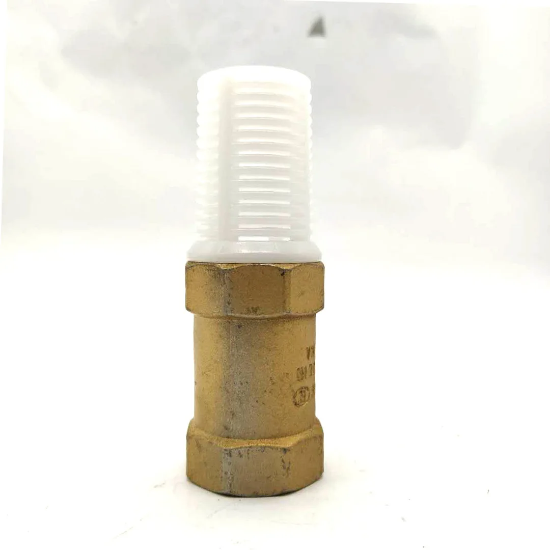 Low price Water pump brass bottom valve with plastic net brass body  brass foot valve