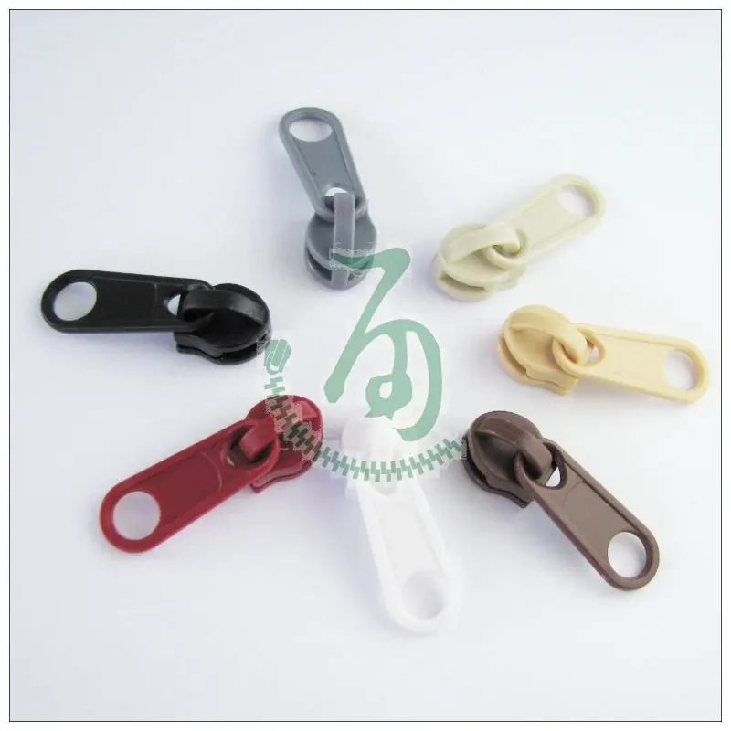 
Variety color optional plastic zipper head waterproof zipper slider 