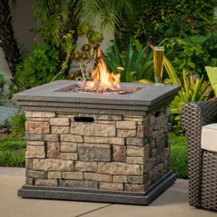 Winter MGO Cooking Fire Pit Propane Gas Burning Smokeless Fireplace Chimenea Heizung Indoor/Outdoor Heater Fire Pit Desktop