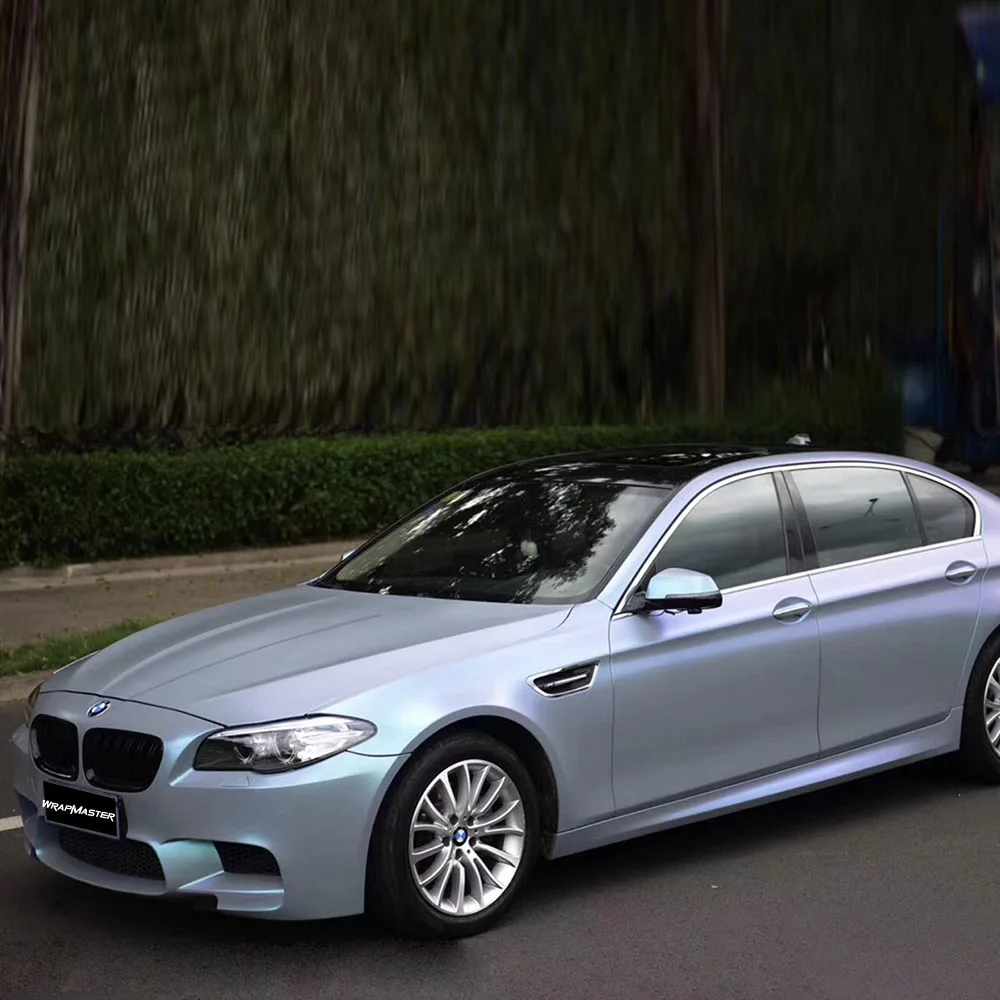 TSAUTOP матовые алмазные Хамелеон из ясеня в синюю автомобильные виниловые наклейки для автомобиля