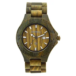 China Watch Factory Direct Price BEWELL Wooden Wrist Watch Fast Shipping Custom Logo Wood Luxury Watches Men Wrist