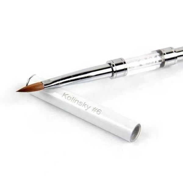 
Double ended Kolinsky Sable Hair Polygel Brush Acrylic Nail Brush 