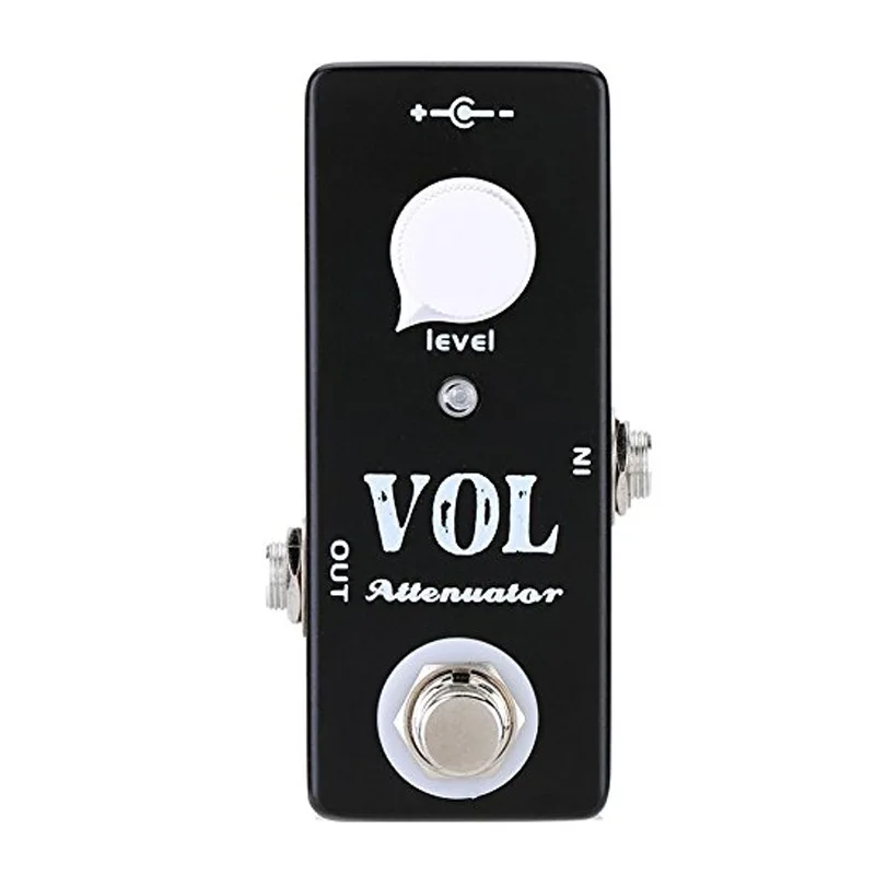 Mosky Electric Guitar Bass Passive VOL Attenuator Effects Pedal Full Metal Shell for