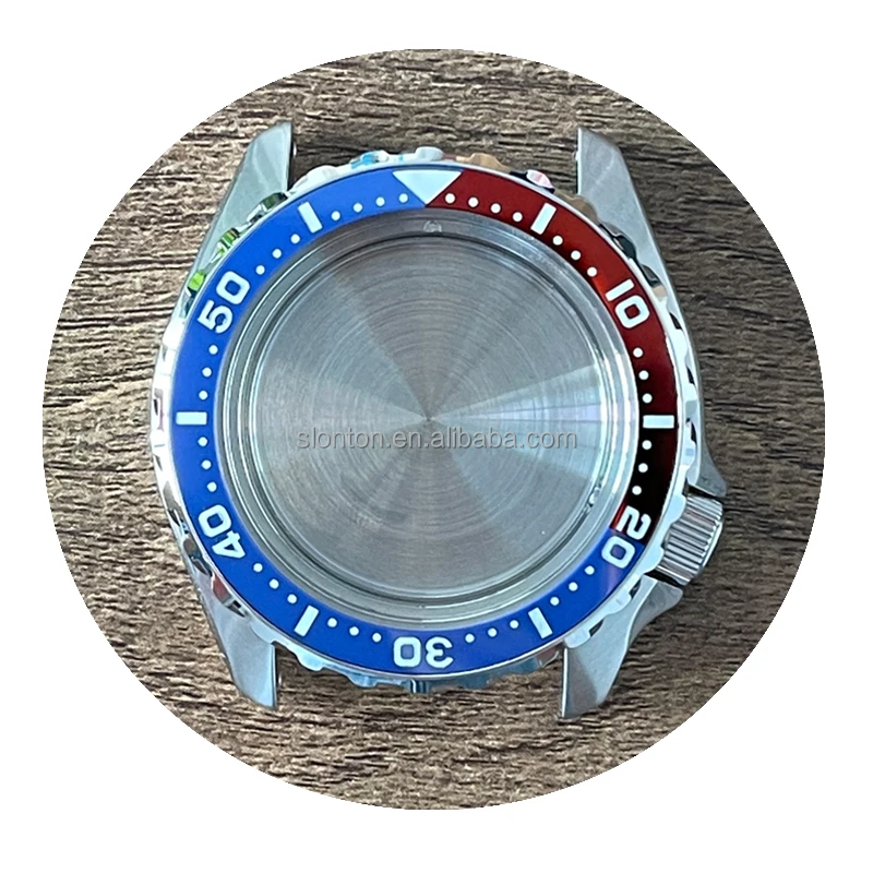 Slonton customize divers titanium watch case, custom logo watch case