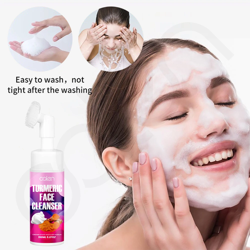 Luxfume 150ML Private Label Customization Deeply Clean Removes Oil And Dirt Turmeric Wash