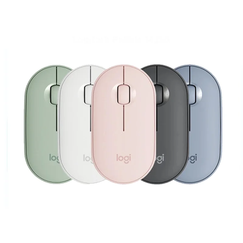 Logitech галька M350 беспроводной bt мышь Оригинальный мини & тонкий 1000 точек/дюйм 100 г Высокая точность оптического слежения