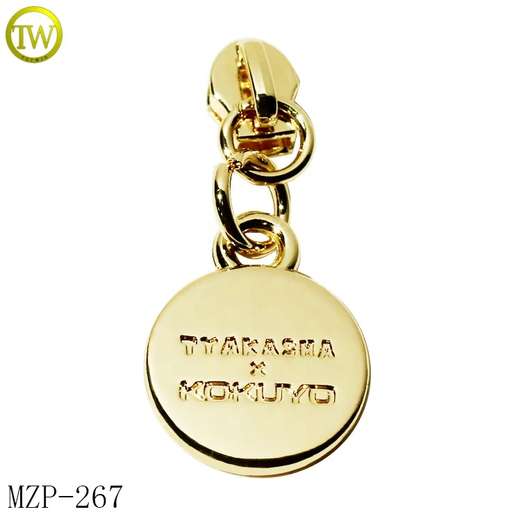 Сумка Золотая застежка-молния изготовление на заказ штампованная буква #5 слайдер головка фирменные ярлыки для куртки