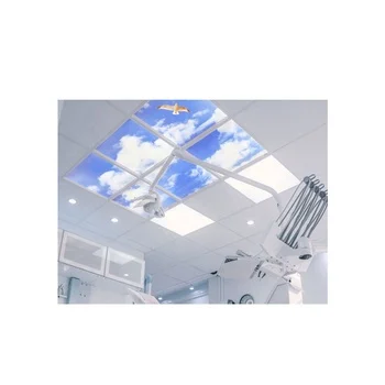 led blue sky ceiling light panel 600x600mm wall light decoration led panel office lighting 3D wall paper