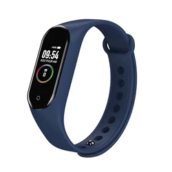 Hot sale HD Dynamic color screen fitness tracker heart rate mobile phone band sport M4  t500 smart watch bracelet