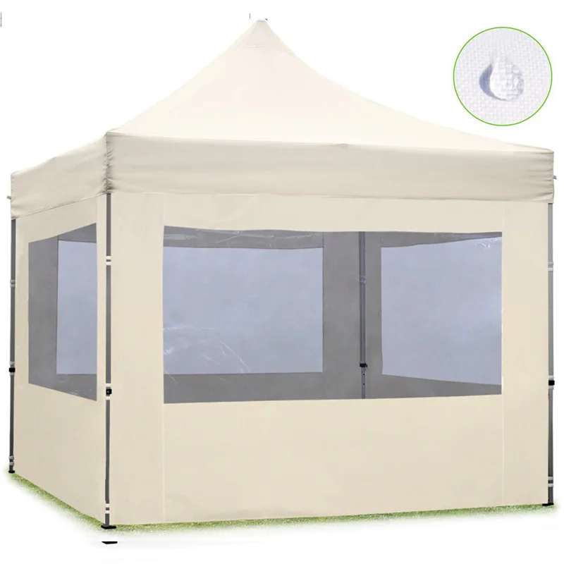 10x10Ft Pop Up Canopy Tent Instant Folding Gazebo Canopy with Sidewalls