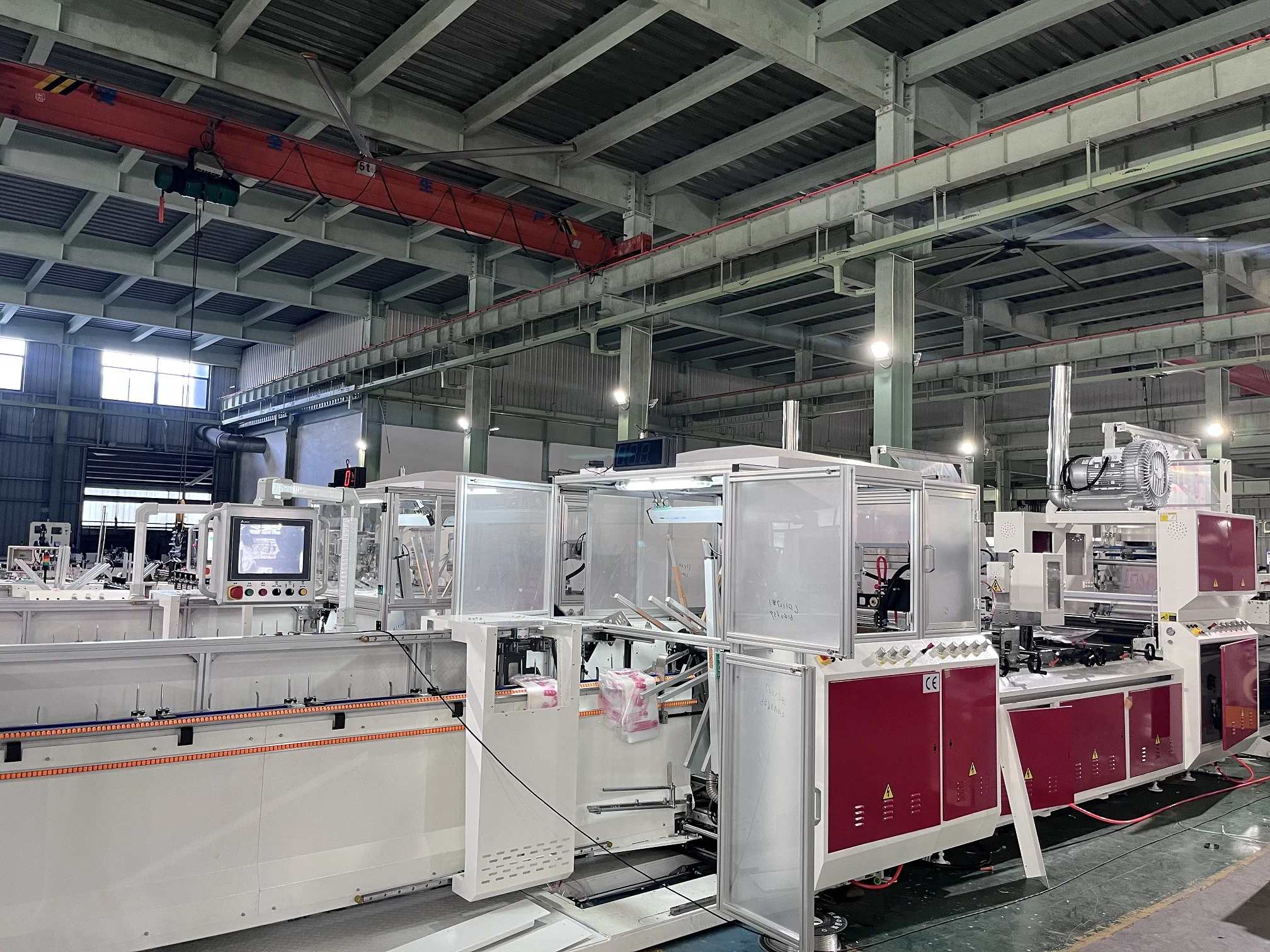 New arrival high speed side seal rotary windmill vacuum arms collection wicket bread bag making machine