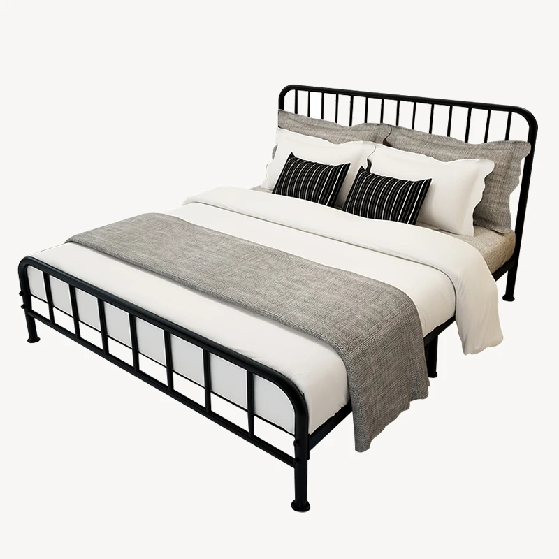 High Quality King Size Luxury Bedroom Furniture Iron Bed